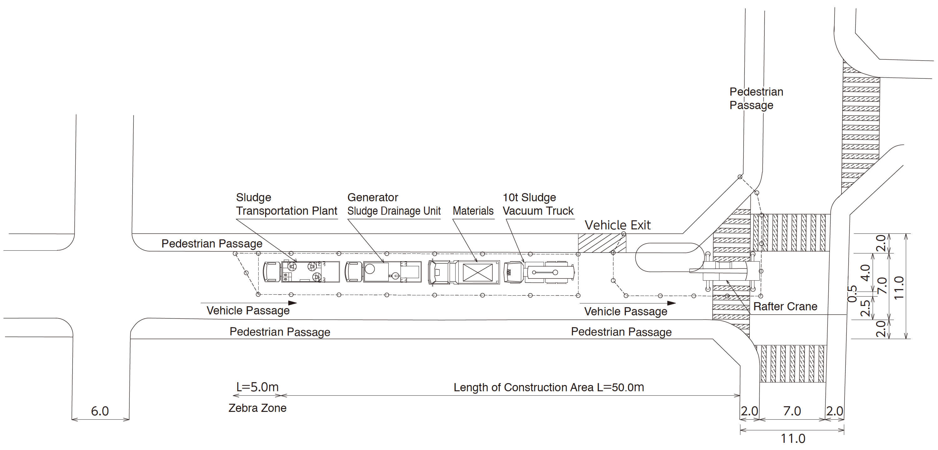 Layout Drawing of Jacking Machines